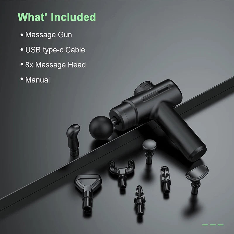 Pistola massaggiante elettrica silenziosa per uso domestico
